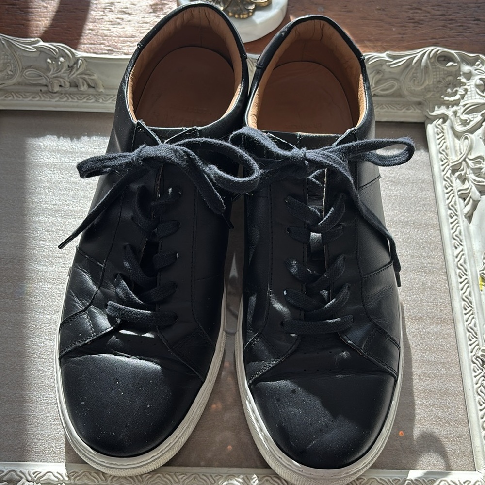 Greats Black Sneakers (Brooklyn) In Excellent Condition. - Picture 3 of 5